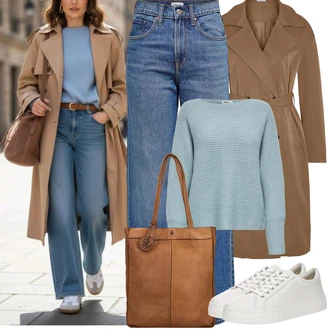 Outfity na zimu Culotte s Světle modrá/Modrá Džíny Volného Střihu/Džíny s Rozparkem/Zvonové Džíny/Vintage džíny/Džín s Širokou Nohavicí/Džíny Culottes/High Waist Džínové Kalhoty Only "zimní oblečení"