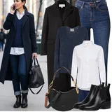 Outfity s modrými svetry image