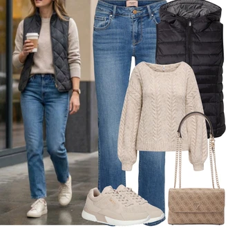 Bar Outfit s Černá Only "zimní outfit"Look: Bar, Koncert