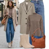 Outfity s džíny volného a uvolněného střihu image