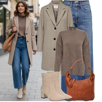 Outfity na zimu Culotte s Světle modrá/Modrá Džíny Volného Střihu/Džíny s Rozparkem/Zvonové Džíny/Vintage džíny/Džín s Širokou Nohavicí/Džíny Culottes/High Waist Džínové Kalhoty Only "zimní oblečení"