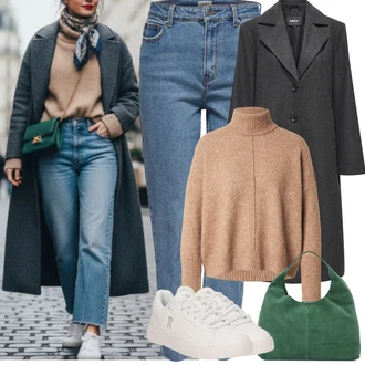 Vysoký Pas Outfit s Modrá/Světle modrá Zkrácené Džíny/Girlfriend Džíny/Džíny s Rozparkem/Mom Jean/Zužující se Džíny/Vintage džíny/Dad Džíny/Boyfriend Džínové kalhoty/Formální Košile Only "zimní oblečení"