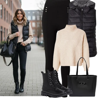 Outfit s Hnědá/Oranžová/Khaki/Béžová Sveter Jednoduchý Svetr/Svetr s límečkem/Hrubě pletený svetr/Kašmírový Svetr/Mohair Pullover/Svetr Carmen/Plyšový svetr/Rolák/Zimní Svetr/Vlněný Svetr/Basic Svetr/Pletený Svetr/Svetr Niki/Teddy Svetr About You "zimní outfit" Outfit s Hnědá/Oranžová/Khaki/Béžová Sveter Jednoduchý Svetr/Svetr s límečkem/Hrubě pletený svetr/Kašmírový Svetr/Mohair Pullover/Svetr Carmen/Plyšový svetr/Rolák/Zimní Svetr/Vlněný Svetr/Basic Svetr/Pletený Svetr/Svetr Niki/Teddy Svetr About You "zimní outfit"