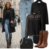 Outfity na zimu lehké po lýtka image