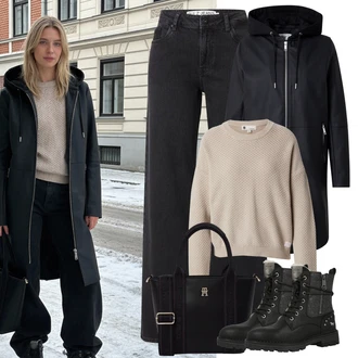 outfit mit Tommy Hilfiger "Zimski videz"