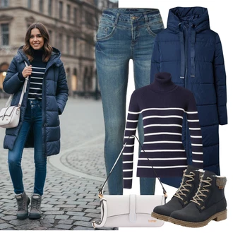 outfit mit About You "Zimski videz"