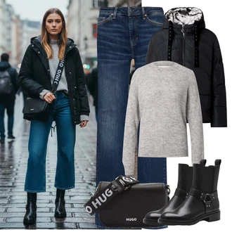 outfit mit S.Oliver "Zimski videz"