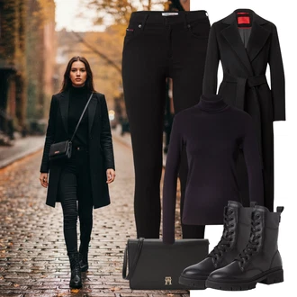 outfit mit Tommy Hilfiger "Zimski videz"