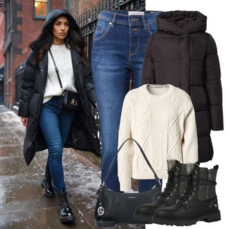 outfit mit About You, About You "Zimski videz"