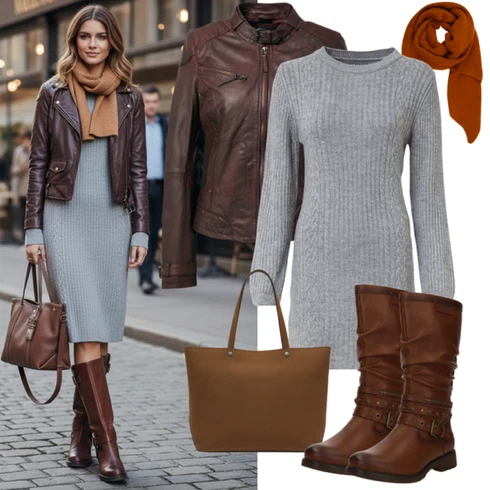 Cool jesenska obleka