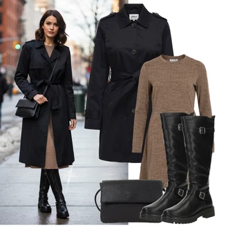 outfit mit About You "Elegantna zimska oblačila"