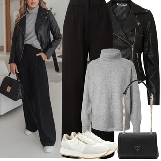 7/8 délka Outfit s Černá Nezařazené Edited "Jarní Outfit"