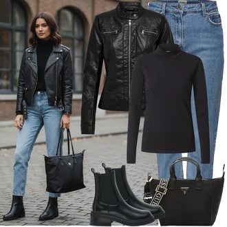 Lumberjack Outfit s Modrá/Světle modrá Zkrácené Džíny/Girlfriend Džíny/Džíny s Rozparkem/Mom Jean/Zužující se Džíny/Vintage džíny/Dad Džíny/Boyfriend Džínové kalhoty/Formální Košile Only "Jarní Outfit"