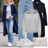Dlouhé Džíny s Širokými Nohavicemi Outfity image