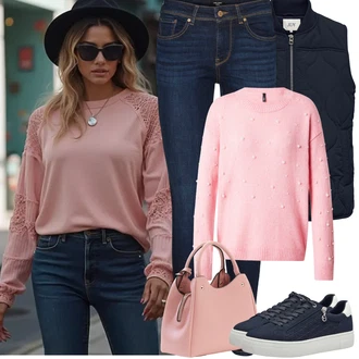 Surfing Outfit s Modrá/Tmavě modrá/Světle modrá Letní tenisky/Nízká Teniska/Teniska na platformě/Kožené tenisky/Úzká teniska/Teniska s dírkovaným vzorem/Tenisky s Bočním Zipem Tamaris "Jarní Outfit"Look: Surfing, Bruslení