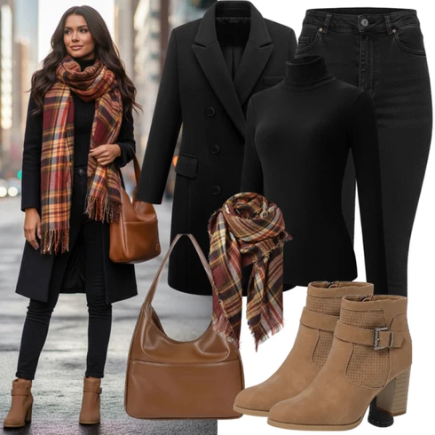 Módní zimní outfit