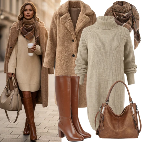 Módní zimní outfit