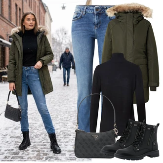 outfit mit Columbia "Obleka za zimo"