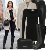 Outfity na zimu Chytré příležitostné image