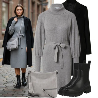 Outfity s kotníkovými botami s Šedá/Béžová/Hnědá/Světle šedá Brašna/Klasická Taška Přes Rameno/Sportovní Taška Přes Rameno/Taška Přes Rameno Tamaris "Krásný Ležérní Outfit"