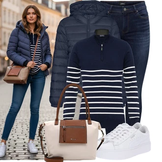 Kůže Outfit s Bílá Nízká Teniska/Teniska na platformě/Úzká Teniska/Teniska s dírkovaným vzorem Puma "Stylové kombinace pro volný čas"