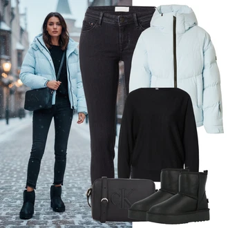 outfit mit ROXY "Udobna zimska oblačila"