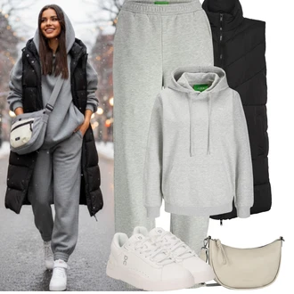 Lumberjack Outfit s Černá Noisy may "zimní oblečení"