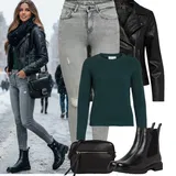 Zimní outfity: Gumové kotníkové boty image