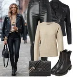 Outfity na zimu Růžové image