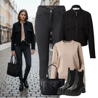 outfit mit About You "Zimska oblačila"