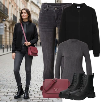 outfit mit About You "Zimska oblačila"