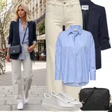 Modré outfity image