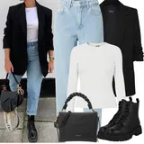 Outfity se šněrovacími kozačkami image