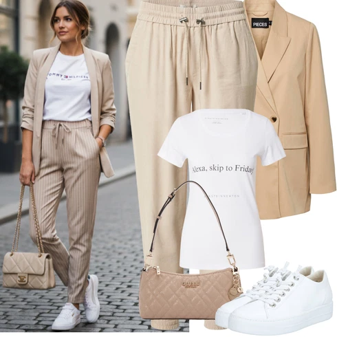 Kombinace Béžová/Khaki/Hnědá Fleecová Kalhoty/Cargo Tepláky/Navlékací Kalhoty/Ležérní Kalhoty/Žerzejová Kalhoty/Jogger Kalhoty/Kožená Pánská Bund/Baggy Kalhoty Only