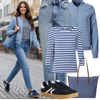Outfity z džínu Vintage Vysoký Pas s Světle modrá/Modrá Rovná Džína/Zužující se Džíny/Girlfriend Džíny/Boyfriend Džínové kalhoty/Vintage džíny/High Waist Džínové Kalhoty/Zimní bunda/Mom Jean/Dad Džíny/Džíny s Rozparkem/Kožená Pánská Bund Only "Jarní Outfit"Look: Styl, 90tá léta, Klasické, Cool, Krásný, Vintage