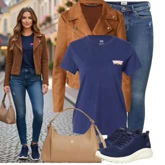 Outfit s Skechers "Lehké jarní outfit"