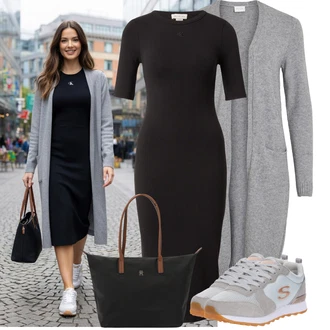 Outfit s Šedá Skechers "Lehký outfit"