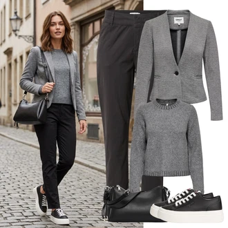 outfit "Popoln spomladanski videz"