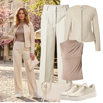 outfit "Popoln spomladanski videz"