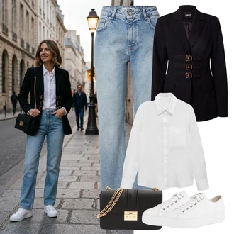 outfit "Popoln spomladanski videz"