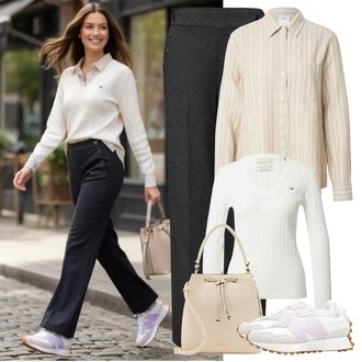 outfit "Popoln spomladanski videz"