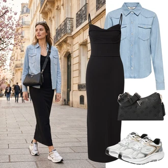 outfit "prisrčen spomladanski videz"