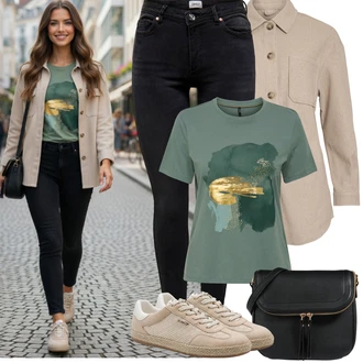 Outfit s Černá Kožená bunda/High Waist Džínové Kalhoty/Džíny s Rozparkem/Push up Džín/Zimní bunda/Termální Džíny/Kožené Boty/Motorkářské Džíny Only "Jarní Outfit" Outfit s Černá Kožená bunda/High Waist Džínové Kalhoty/Džíny s Rozparkem/Push up Džín/Zimní bunda/Termální Džíny/Kožené Boty/Motorkářské Džíny Only "Jarní Outfit"