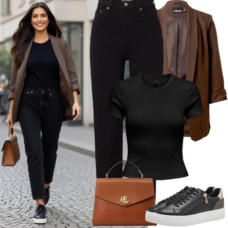 Outfit s Černá/Béžová Bota Teniska se Třpytkami/Úzká teniska/Kožené tenisky/Teniska s dírkovaným vzorem/Nízká Teniska/Tenisky s Bočním Zipem/Teniska na platformě Tamaris "Jarní outfit" Outfit s Černá/Béžová Bota Teniska se Třpytkami/Úzká teniska/Kožené tenisky/Teniska s dírkovaným vzorem/Nízká Teniska/Tenisky s Bočním Zipem/Teniska na platformě Tamaris "Jarní outfit"