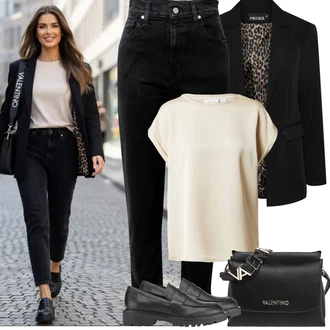 Výstřih do V Outfit s Béžová/Khaki/Zlatý/Bílá/Hnědá Halenek top/Tričko s vodopádovým výstřihem/Top Na Party/Krátký top/Tričko s krátkým rukávem/Jednoduchý top/Tričko nadměrné velikosti/Košilový top Vila "Jarní Outfit"