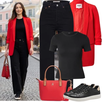 90tá léta, Styl Outfit s Žlutá/Fialová/Oranžová/Šedá Plisované Džíny/Zkrácené Džíny/Džíny Culottes/Kožená Pánská Bund/Džín s Širokou Nohavicí levi's ® "Frühlings Outfit"Look: Styl, 80tá léta, 90tá léta, Francouzské, Jazz, Kancelář, Chytrý příležitostný, Pracovní oděvy, Old Money