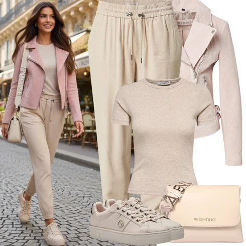 Kombinace Béžová/Khaki/Hnědá Ležérní Kalhoty/Jogger Kalhoty/Cargo Tepláky/Široká Kalhoty Baggy Kalhoty/Kožená Pánská Bund/Fleecová Kalhoty/Žerzejová Kalhoty/Navlékací Kalhoty Only