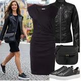 Kožené bundy se stojáčkem   outfity image