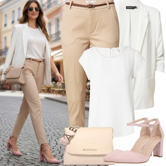 Outfit s Bílá/Krémová/Šedá Halenka a Tunika Tunika/Tričko & Top Móda Pro Plnoštíhlé/Halenka Móda Pro Plnoštíhlou Only "Jarní Outfit" Outfit s Bílá/Krémová/Šedá Halenka a Tunika Tunika/Tričko & Top Móda Pro Plnoštíhlé/Halenka Móda Pro Plnoštíhlou Only "Jarní Outfit"