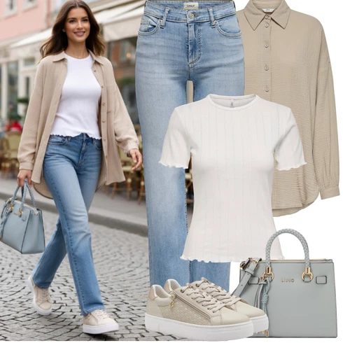 Kombinace Hnědá/Béžová/Khaki Halenkové Body/Manšestrová Halenka/Blůza s knoflíčkem/Halenka s Dlouhým Rukávem/Oversize Halenka/Oversize Muselínová Blůza Only